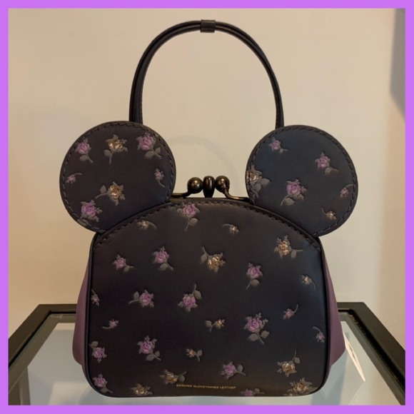 DISNEY X COACH MINNIE MOUSE KISSLOCK BAG - Picture 7 of 13